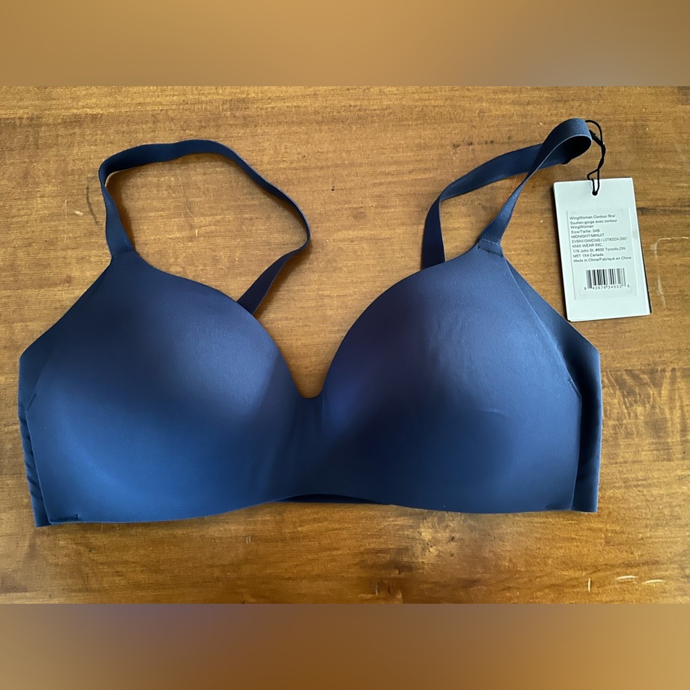 Elegant Navy Blue Bra